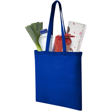Хлопковая сумка Madras ярко-синий - 12018104- Фото №4 Хлопковая сумка Madras ярко-синий - 12018104- Фото №4