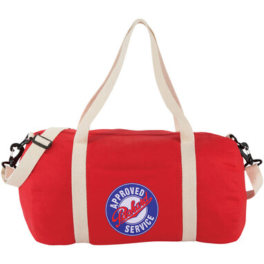 Бавовняна сумка Barrel Duffel червоний - 12019502- Фото №3 Бавовняна сумка Barrel Duffel червоний - 12019502- Фото №3