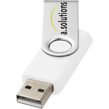 Флешка Rotate Basic 2GB білий, сріблястий - 12350401- Фото №2 Флешка Rotate Basic 2GB білий, сріблястий - 12350401- Фото №2