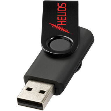 Флешка Rotate Metallic 4GB суцільний чорний - 12350800- Фото №2 Флешка Rotate Metallic 4GB суцільний чорний - 12350800- Фото №2