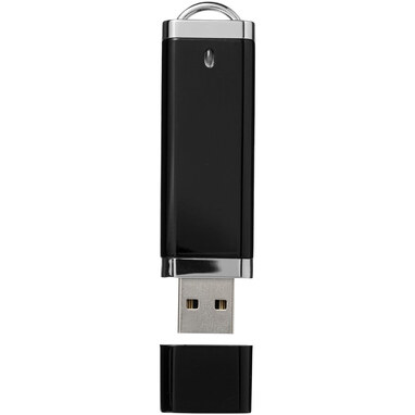 Флешка Flat 4GB сплошной черный - 12352502- Фото №4