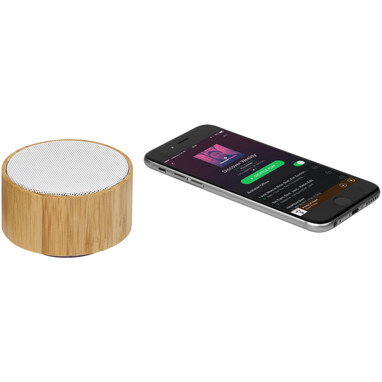 Динамік Bluetooth Cosmos дерево, білий - 12410001- Фото №4