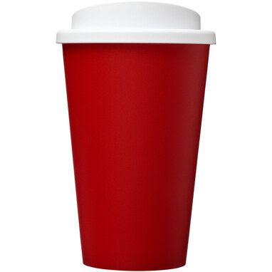 Термокружка Americano червоний, білий - 21000117- Фото №3