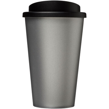 Термокружка Americano сріблястий, суцільний чорний - 21000124- Фото №3
