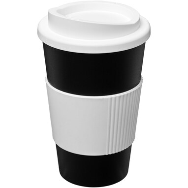 Термокружка Americano суцільний чорний, білий - 21000201- Фото №1