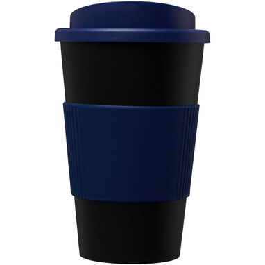 Термокружка Americano суцільний чорний, синій - 21000202- Фото №3