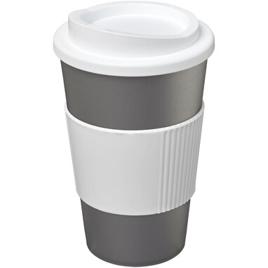 Термокружка Americano сріблястий, білий - 21000225- Фото №1