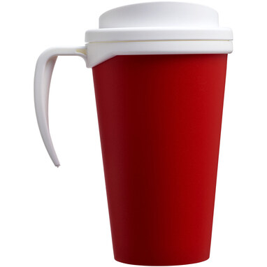 Термокружка Americano Grande червоний, білий - 21000408- Фото №5