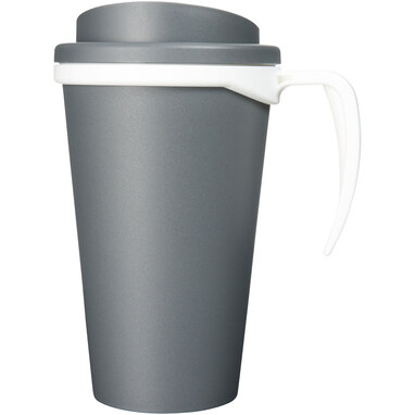 Термокружка Americano Grande сірий, білий - 21000426- Фото №4