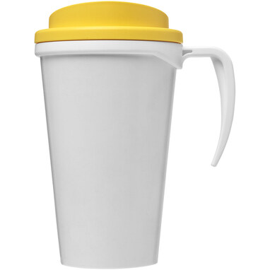 Термокружка Brite-Americano grande білий, жовтий - 21000611- Фото №3