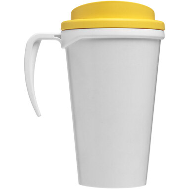 Термокружка Brite-Americano grande білий, жовтий - 21000611- Фото №4