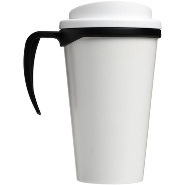 Термокружка Brite-Americano grande суцільний чорний, білий - 21000613- Фото №4