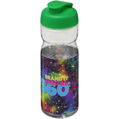 Бутылка спортивная H2O Base прозрачный, зеленый - 21004506- Фото №2