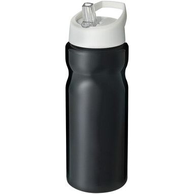 Бутылка спортивная H2O Base сплошной черный, белый - 21004908- Фото №1