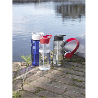 Бутылка спортивная H2O Base прозрачный, оранжевый - 21004919- Фото №4