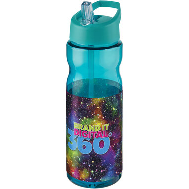 Спортивная бутылка H2O Base® объемом 650 мл с крышкой-носиком аква, аква - 21004951- Фото №2