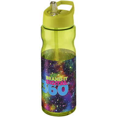 Спортивная бутылка H2O Base® объемом 650 мл с крышкой-носиком лайм, лайм - 21004963- Фото №2