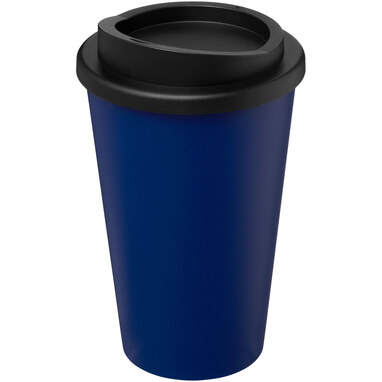 Термокружка Recycled Americano® об'ємом 350 мл синій, суцільний чорний - 21069152- Фото №1