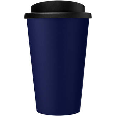 Термокружка Recycled Americano® об'ємом 350 мл синій, суцільний чорний - 21069152- Фото №3