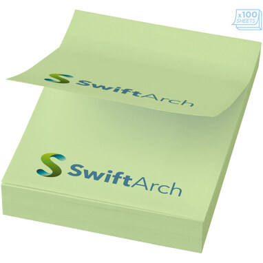 Бумага для заметок Sticky-Mate 50х75 м'ятний - 21092032- Фото №4