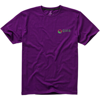 Футболка с короткими рукавами Nanaimo сливовый  размер S - 38011381- Фото №3