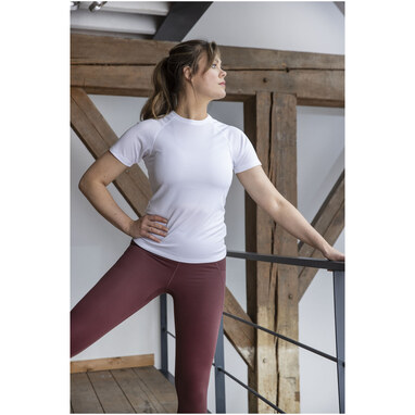 Жіноча футболка з короткими рукавами Niagara суцільний чорний  розмір L - 39011993- Фото №7