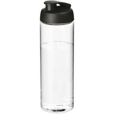 Бутылка спортивная H2O Vibe прозрачный, сплошной черный - 21009400- Фото №1