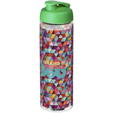 Пляшка спортивна H2O Vibe прозорий, зелений - 21009406- Фото №2