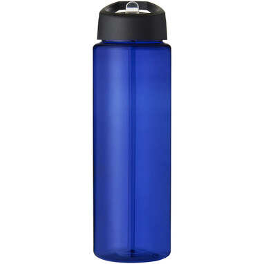 Пляшка спортивна H2O Vibe синій, суцільний чорний - 21009604- Фото №3