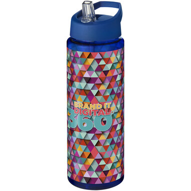 Пляшка спортивна H2O Vibe синій - 21009606- Фото №2