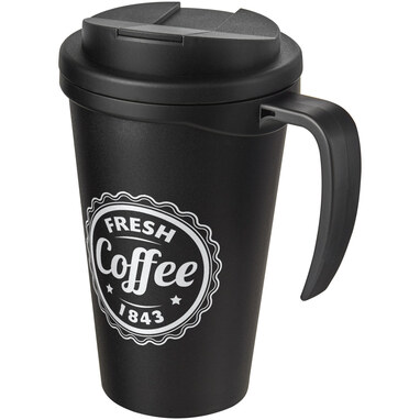 Кружка Americano Grande чорний глянсовий, суцільний чорний - 21042100- Фото №2