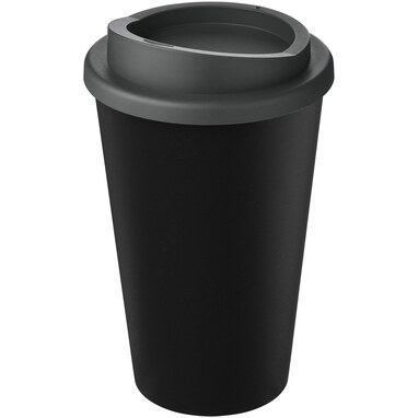 Термокружка Americano Eco суцільний чорний, сірий - 21042211- Фото №1