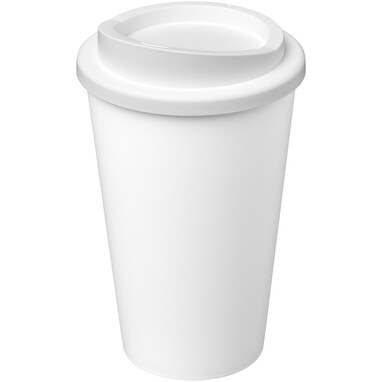 Термокружка з переробленого пластику Americano Eco ємністю 350 мл білий - 21042291- Фото №1