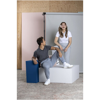 Поло мужское с короткими рукавами Graphite темно-синий  размер XS - 37508490- Фото №7