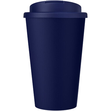 Кружка с герметичной крышкой Americano® Eco из переработанного материала объемом 350 мл cиний - 21042505- Фото №3