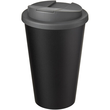 Кружка Americano Eco сірий, суцільний чорний - 21042582- Фото №1