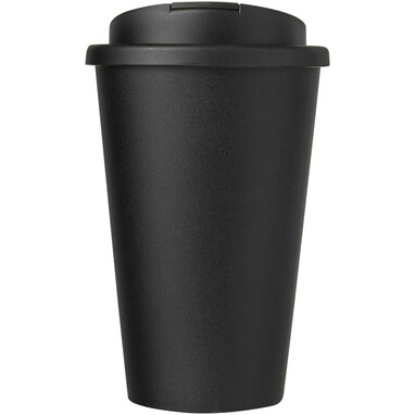 Кружка с герметичной крышкой Americano® Eco из переработанного материала объемом 350 мл сплошной черный, сплошной черный - 21042590- Фото №3