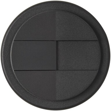 Кружка с герметичной крышкой Americano® Eco из переработанного материала объемом 350 мл сплошной черный, сплошной черный - 21042590- Фото №4