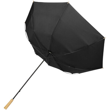 Зонт Romee 30 дюймів суцільний чорний - 10940990- Фото №4