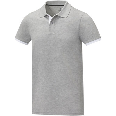 Поло чоловіче з короткими рукавами Morgan сірий яскравий  розмір 3XL - 38110806- Фото №1