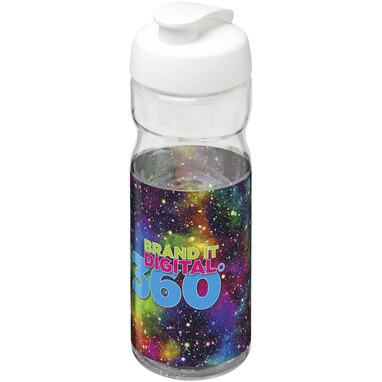 Бутылка спортивная H2O Active Base Tritan прозрачный, белый - 21043615- Фото №2