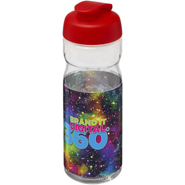 Пляшка спортивна H2O Active Base Tritan прозорий, червоний - 21043618- Фото №2