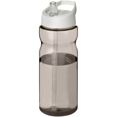 Бутылка спортивная H2O Active Base Tritan темно-серый, белый - 21043700- Фото №1