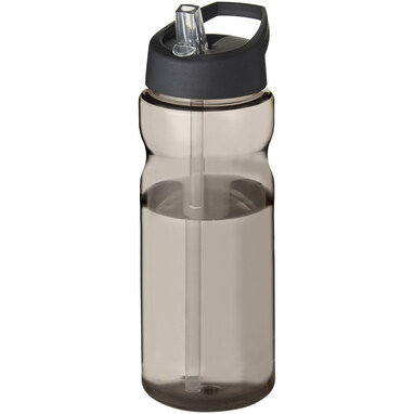 Бутылка спортивная H2O Active Base Tritan темно-серый, сплошной черный - 21043701- Фото №1
