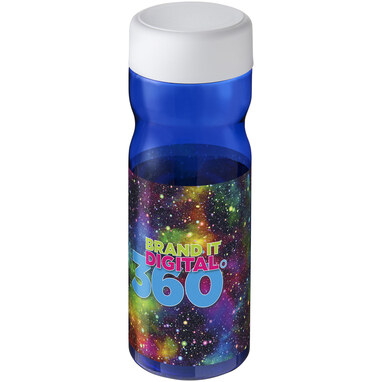 Бутылка спортивная H2O Active Base Tritan cиний, белый - 21043805- Фото №2