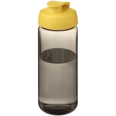 Пляшка спортивна H2O Active Octave Tritan темно-сірий, жовтий - 21044504- Фото №1