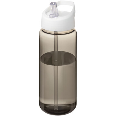 Бутылка спортивная H2O Active Octave Tritan темно-серый, белый - 21044600- Фото №1