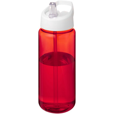 Пляшка спортивна H2O Active Octave Tritan червоний, білий - 21044602- Фото №1