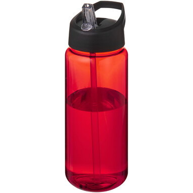 Бутылка спортивная H2O Active Octave Tritan красный, сплошной черный - 21044603- Фото №1