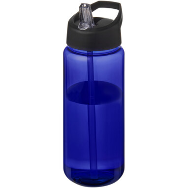 Пляшка спортивна H2O Active Octave Tritan синій, суцільний чорний - 21044605- Фото №1